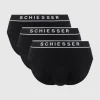 Besorgen ? Schiesser Slip Mit Logo-Bund Im 3er-Pack – Schwarz ❤️ 14