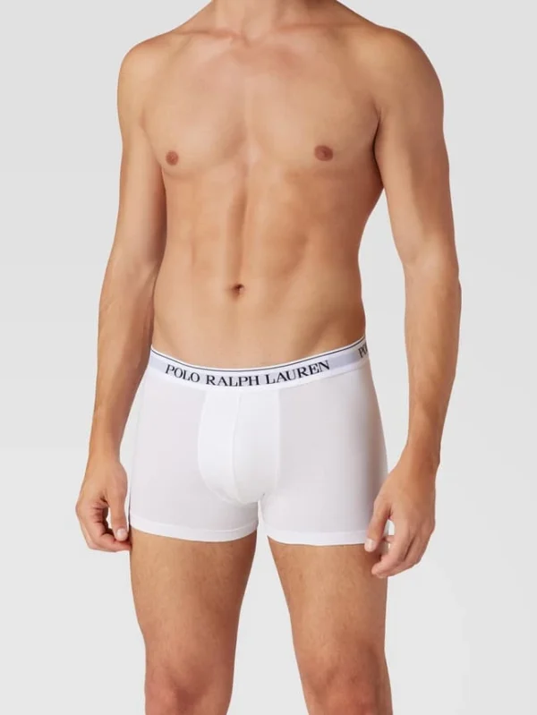 Neu ? Polo Ralph Lauren Underwear Trunks Mit Label-Details Im 5er-Pack – Dunkelgrau Meliert ? 1