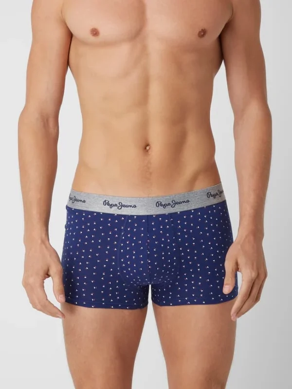 Brandneu ? Pepe ? Jeans Trunks Im 3er-Pack Modell ‘Hud’ – Royalblau ? 4