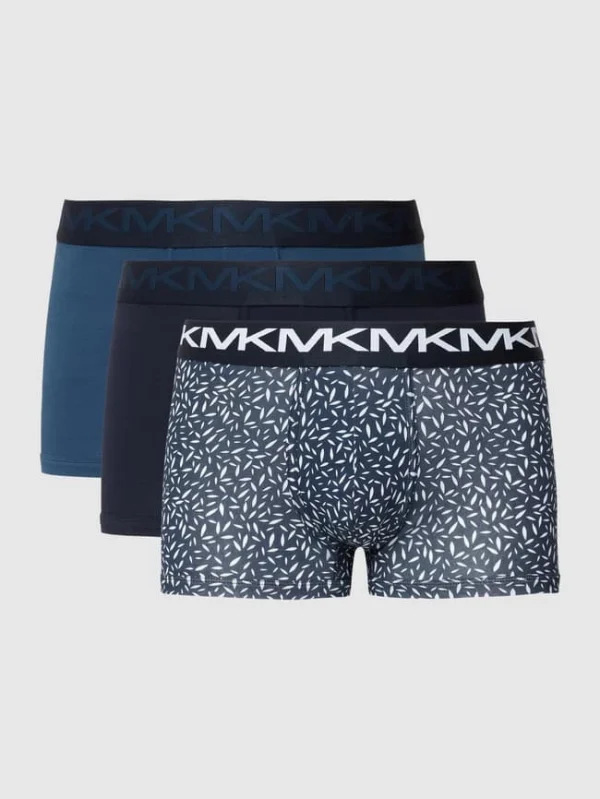 Top 10 ✔️ MICHAEL Michael Kors Trunks Mit Label-Details Im 3er-Pack Modell ‘Factor’ – Blau ? 3