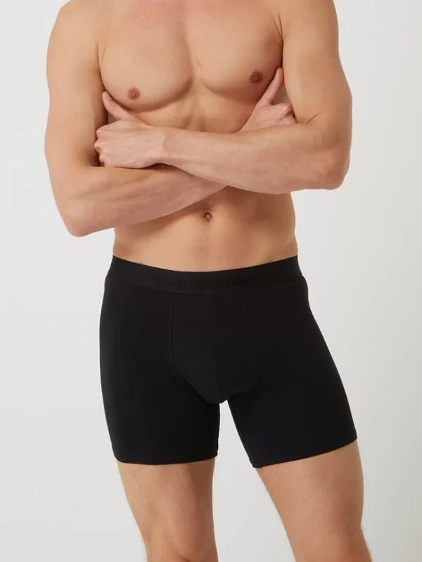 Blitzangebot ✔️ Bruno Banani Trunks Mit Stretch-Anteil Im 2er-Pack Modell ‘Long Life’ – Schwarz ? 3