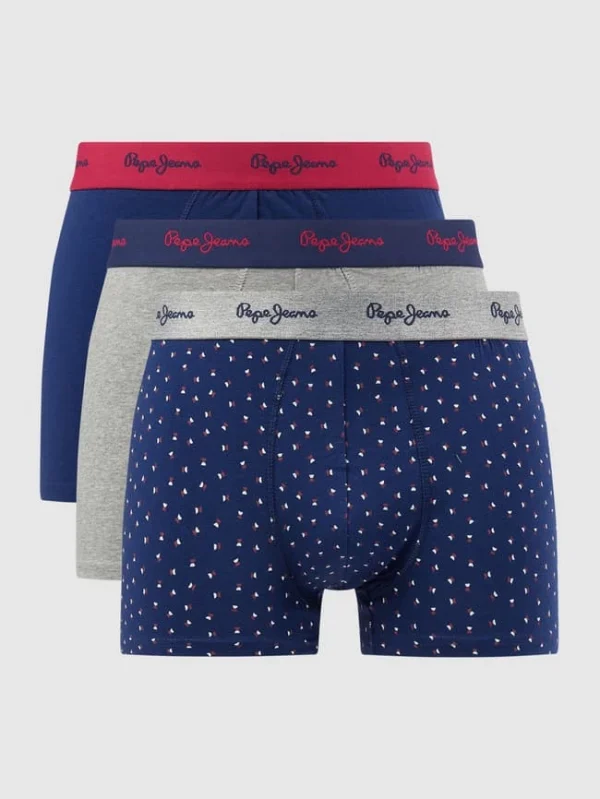 Brandneu ? Pepe ? Jeans Trunks Im 3er-Pack Modell ‘Hud’ – Royalblau ? 1