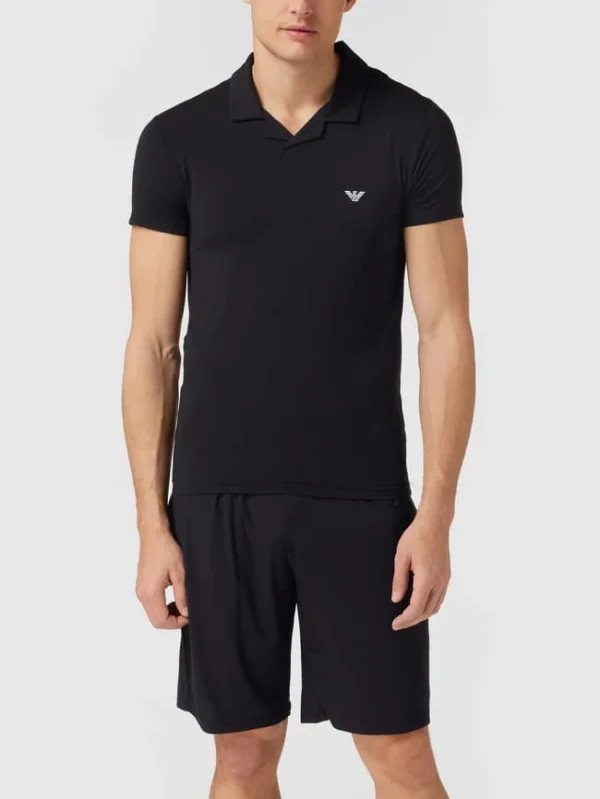 Bester Verkauf ? Emporio Armani Pyjama Mit Label-Details – Schwarz ? 1