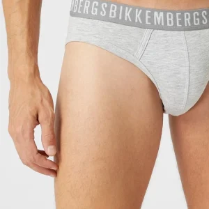 Budget ? Bikkembergs Slip Mit Stretch-Anteil Im 2er-Pack – Mittelgrau Meliert ⌛ 8