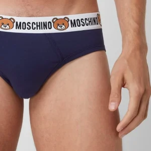 Budget ? Moschino Swim + Underwear Slip Mit Stretch-Anteil Im 2er-Pack – Blau ? 8