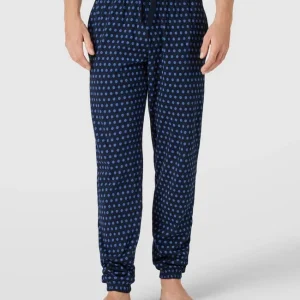 Bester Verkauf ✔️ Schiesser Pyjama-Hose Mit Allover-Muster Modell ‘Mix + Relax’ – Royalblau ? 13