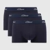 Billig ? S.Oliver RED LABEL Trunks Mit Stretch-Anteil Im 3er-Pack – Dunkelblau ? 16