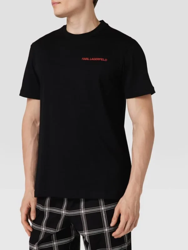 Beste Bewertungen von ? Karl Lagerfeld Pyjama Mit Brand-Schriftzug – Schwarz ❤️ 4