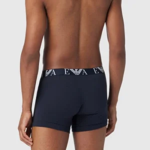 Bestpreis ? Emporio Armani Trunks Mit Brand-Schriftzug Im 3er-Pack – Dunkelblau ? 12