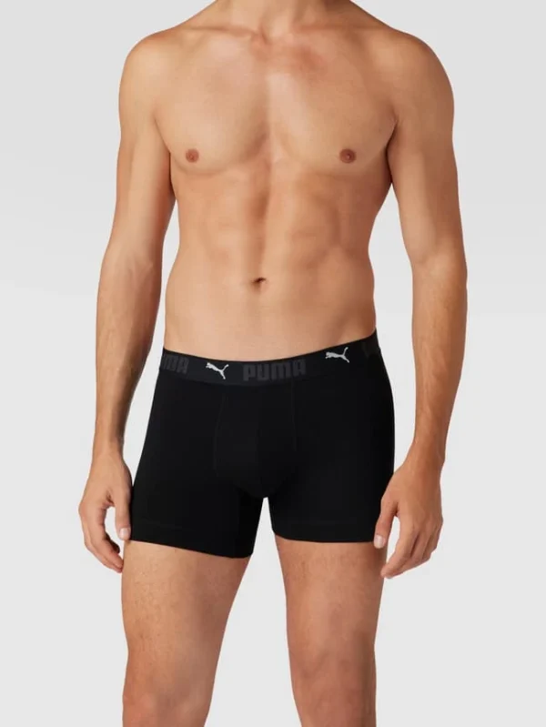 Bestpreis ? Puma Trunks Mit Label-Details Im 2er-Pack – Schwarz ? 1