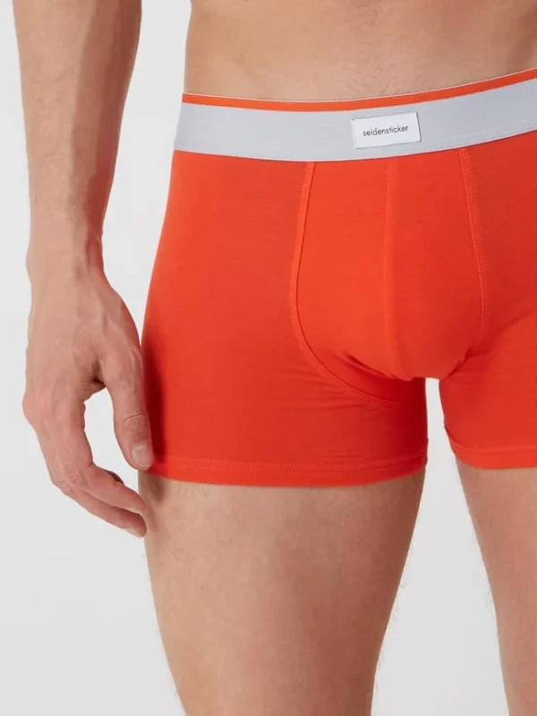 Bestpreis ⭐ Seidensticker Trunks Mit Stretch-Anteil Im 3er-Pack – Orange ✔️ 5