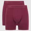 Neu ✔️ Bruno Banani Trunks Mit Stretch-Anteil Im 2er-Pack Modell ‘Long Life’ – Bordeaux Rot ✨ 8