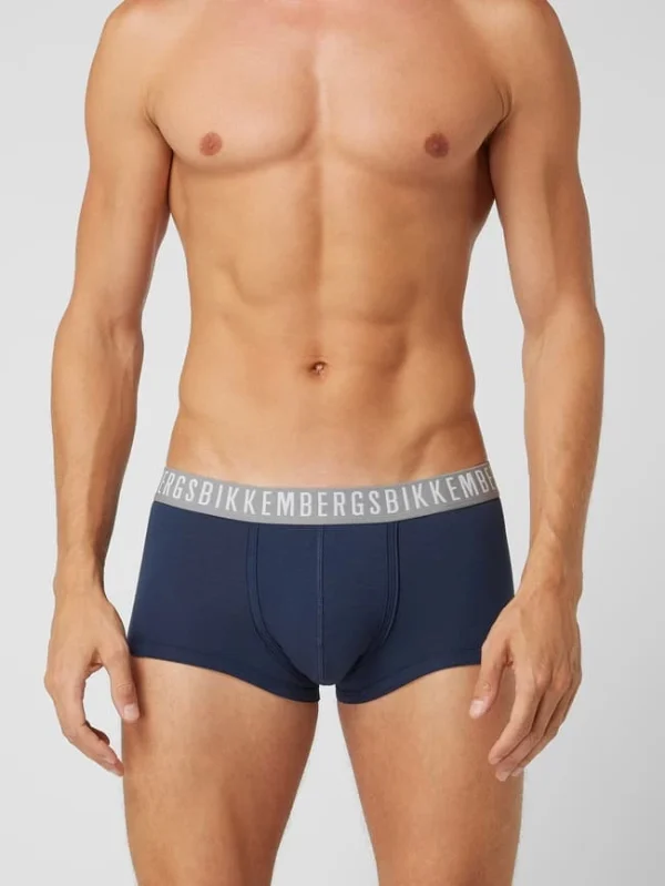 Coupon ❤️ Bikkembergs Trunks Mit Stretch-Anteil Im 3er-Pack – Marineblau ✨ 4