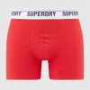 Coupon ⭐ Superdry Trunks Mit Stretch-Anteil – Rot Meliert ? 19