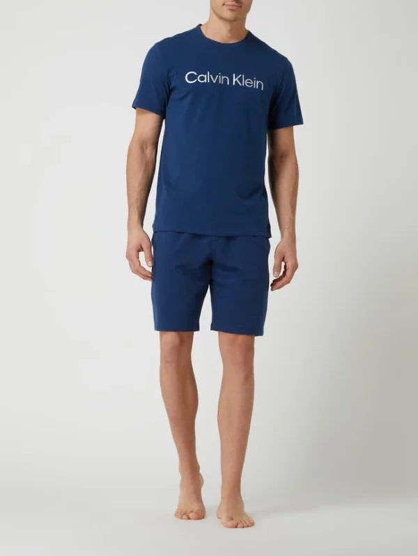 Budget ? Calvin Klein Underwear Pyjama-Hose Mit Logo-Bund – Blau ? 1