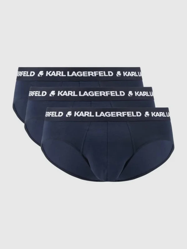 Blitzangebot ? Karl Lagerfeld Slip Mit Stretch-Anteil Im 3er-Pack – Marineblau ❤️ 1