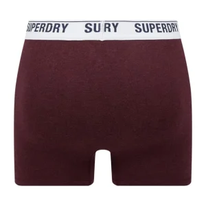 Rabatt ? Superdry Trunks Mit Stretch-Anteil – Bordeaux Rot Meliert ? 6