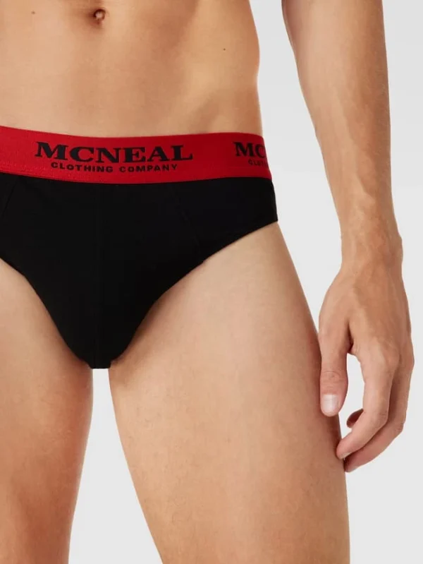 Coupon ? MCNEAL Slip Im 3er-Pack – Metallic Schwarz ? 4