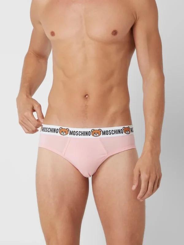 Bester Verkauf ? Moschino Swim + Underwear Slip Mit Stretch-Anteil Im 2er-Pack – Pink ? 4