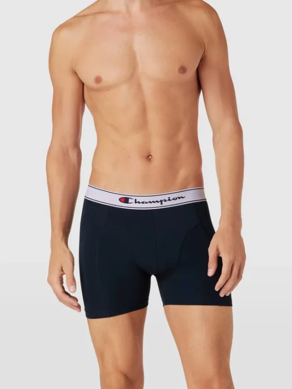 Am billigsten ? CHAMPION Trunks Mit Logo-Bund Im 2er-Pack Modell ‘Boxer’ – Royalblau ? 1