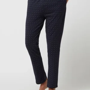 Am billigsten ? Esprit Pyjama-Hose Mit Allover-Muster – Marineblau ? 13