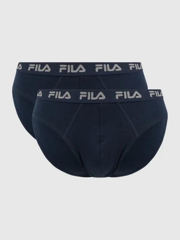 Besorgen ? FILA Slip Mit Stretch-Anteil Im 2er-Pack – Dunkelblau ? 1