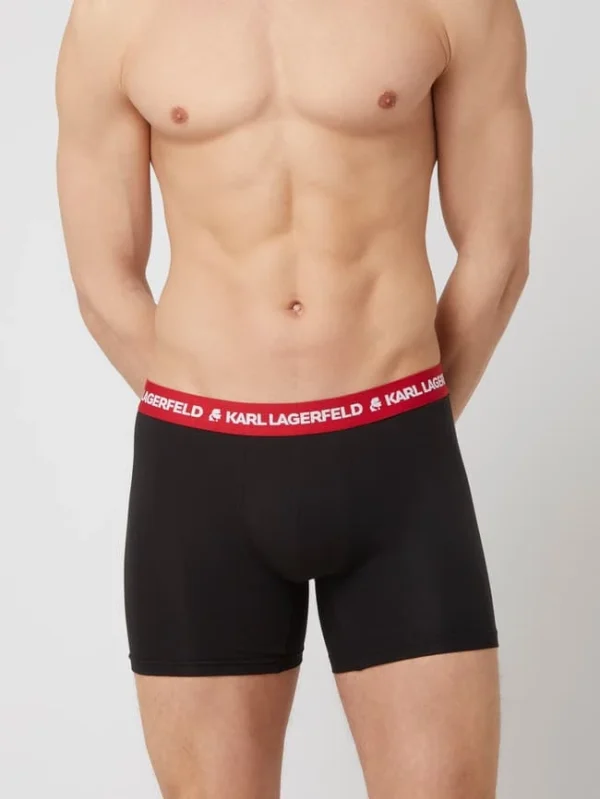 Bester Verkauf ? Karl Lagerfeld Trunks Mit Stretch-Anteil Im 3er-Pack – Schwarz ? 4