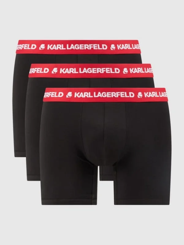 Bester Verkauf ? Karl Lagerfeld Trunks Mit Stretch-Anteil Im 3er-Pack – Schwarz ? 1