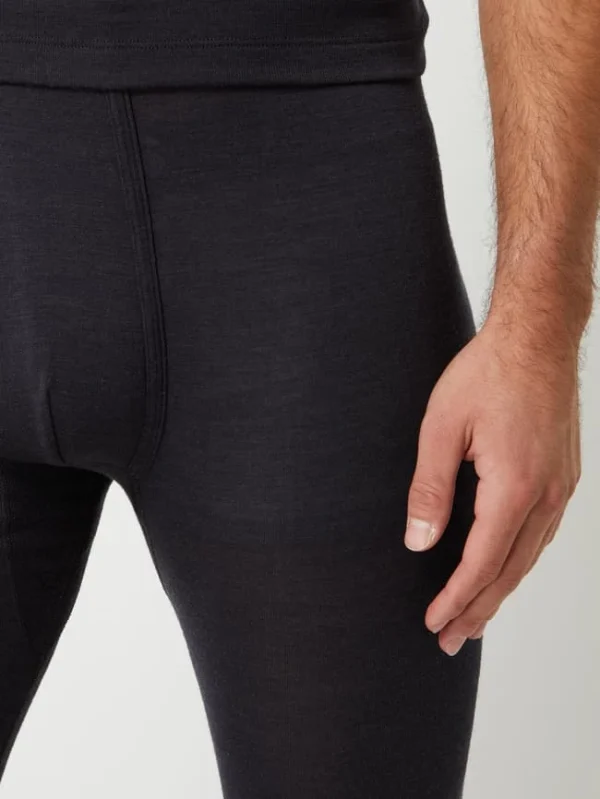 Neu ⭐ Hanro Long Johns Aus Merinowoll-Seide-Mix – Anthrazit ? 4