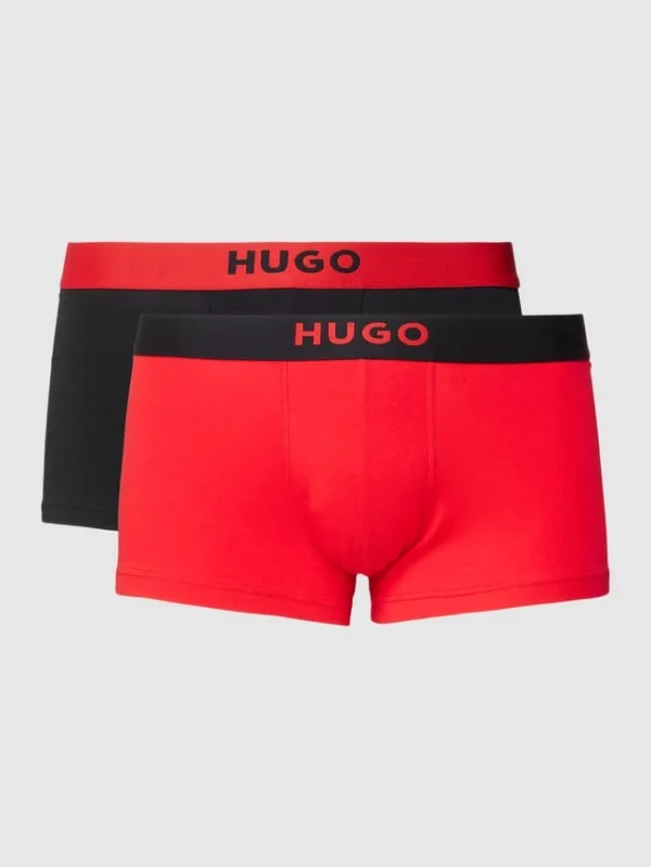 Angebote ? HUGO Trunks Mit Logo-Bund Im 2er-Pack Modell ‘TRUNK 2P GIFT’ – Rot ⌛ 3