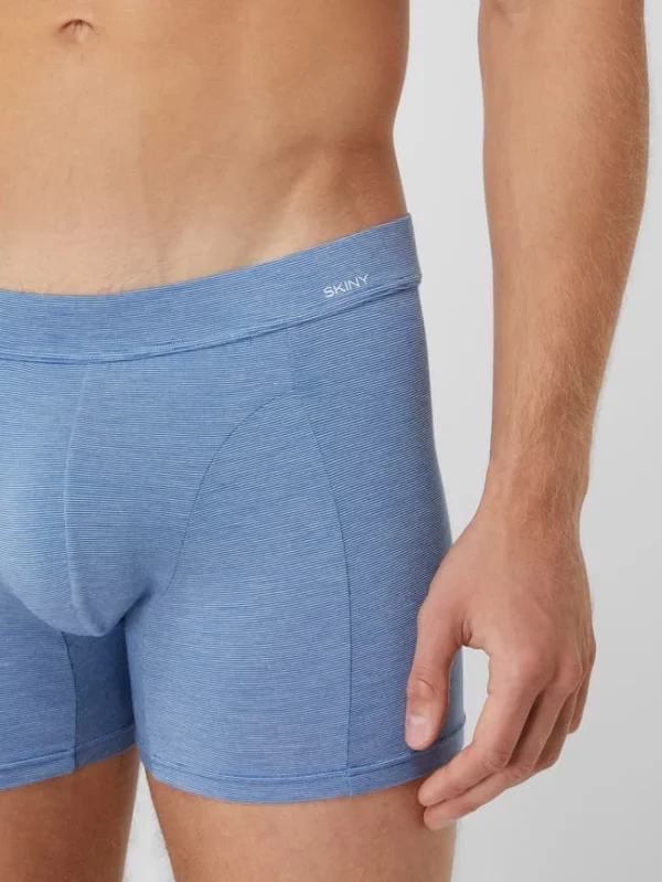 Rabatt ✔️ Skiny Trunks Aus Viskosemischung – Blau ⌛ 4