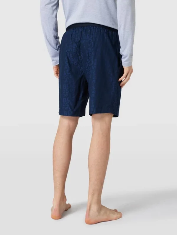 Beste Bewertungen von ? BOSS Pyjama-Shorts Mit Logo-Muster Modell ‘Urban Shorts’ – Marineblau ? 6