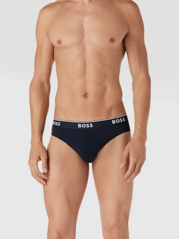 Rabatt ? BOSS Slip Mit Logo-Bund Im 3er-Pack Modell ‘Power’ – Bordeaux Rot ? 1