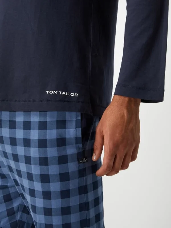 Neu ? Tom Tailor Pyjama-Oberteil Aus Baumwolle – Blau ? 4