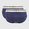 Billig ? Moschino Swim + Underwear Slip Mit Stretch-Anteil Im 2er-Pack – Blau ? 16