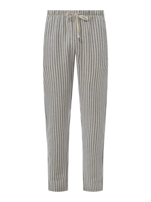 Bestes Angebot ? Hanro Pyjama-Hose Mit Streifenmuster Modell ‘Anteo’ – Beige ? 1