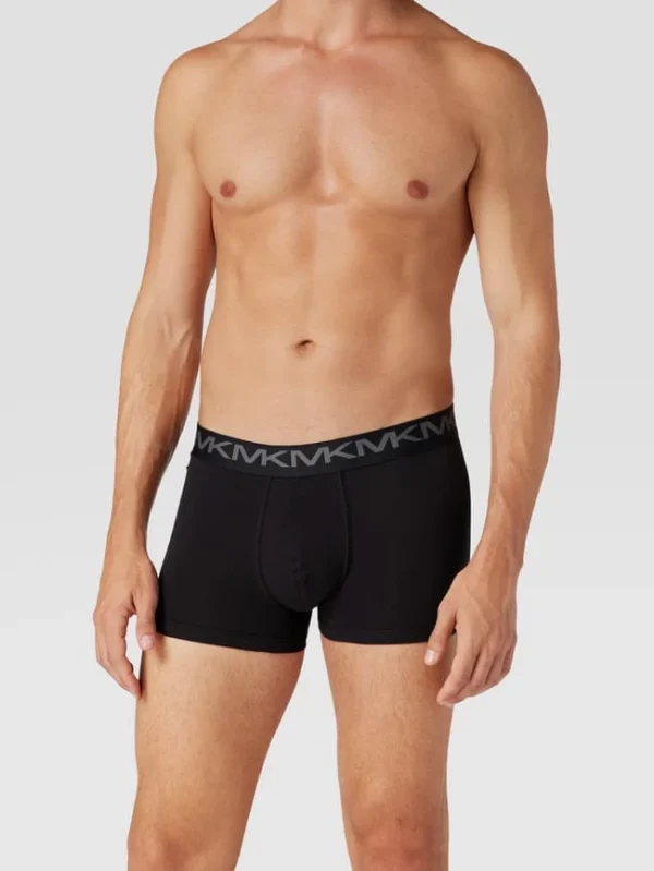 Brandneu ? MICHAEL Michael Kors Trunks Mit Label-Details Im 3er-Pack Modell ‘Factor’ – Schwarz ? 1