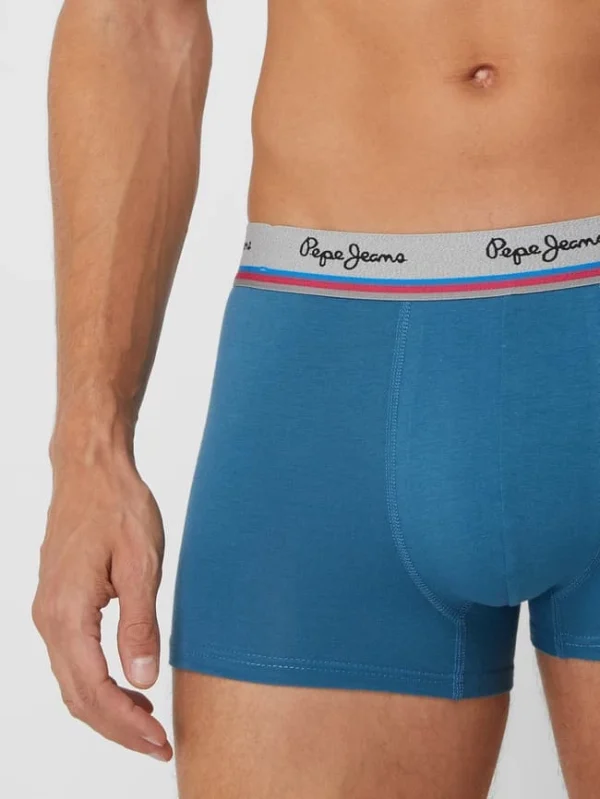 Schlussverkauf ? Pepe ? Jeans Trunks Mit Stretch-Anteil Im 5er-Pack – Mittelgrau Meliert ? 6