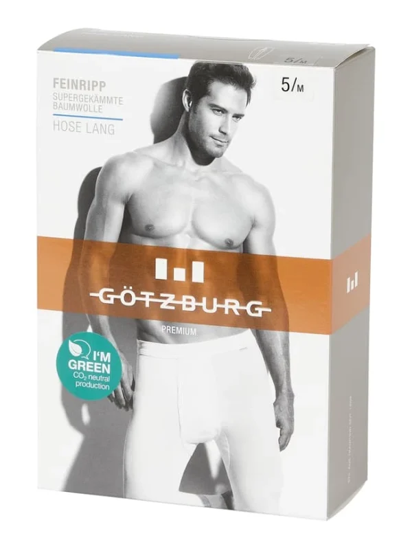 Bestpreis ? Götzburg Wäsche Long Johns Mit Elastischem Bund – Weiß ? 4