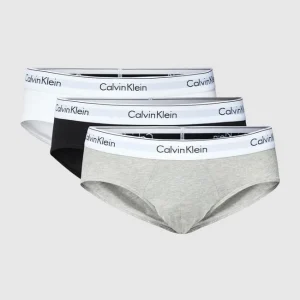 Beste Bewertungen von ? Calvin Klein Underwear Slip Mit Logo-Bund Im 3er-Pack Modell ‘HIP’ – Hellgrau ? 8