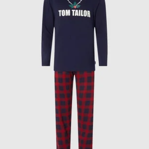 Am billigsten ? Tom Tailor Pyjama Aus Baumwolle – Rot ✔️ 8