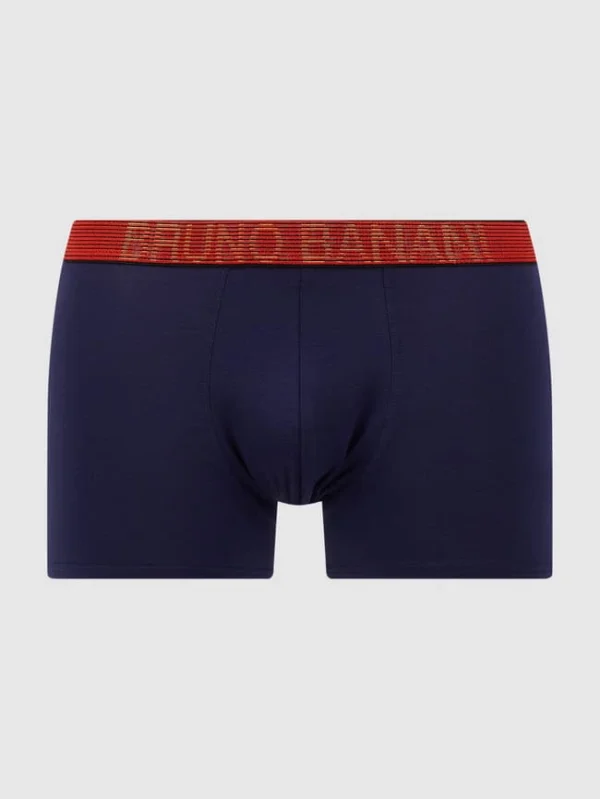 Rabatt ? Bruno Banani Trunks Aus Modalmischung – Dunkelblau ? 1