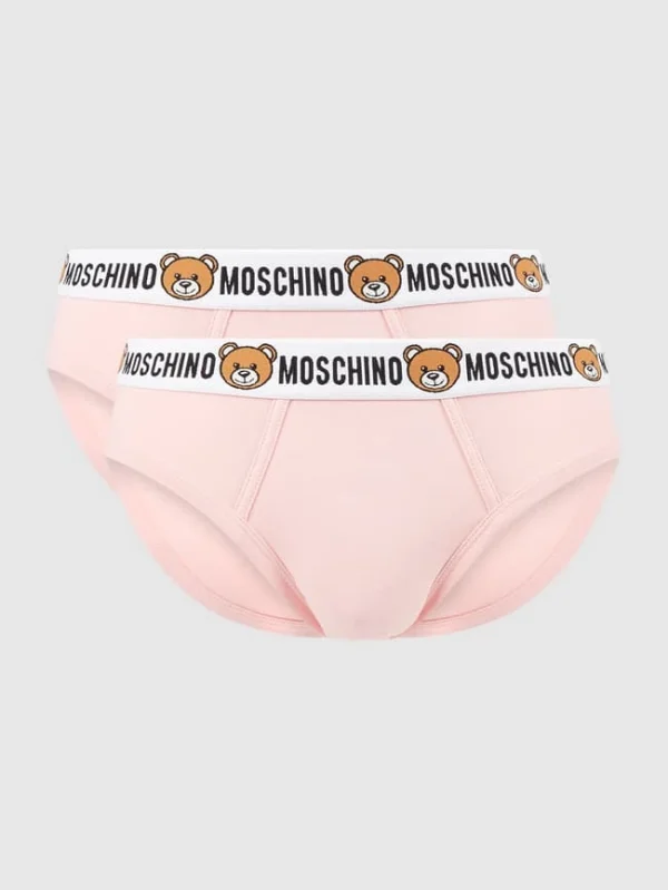 Bester Verkauf ? Moschino Swim + Underwear Slip Mit Stretch-Anteil Im 2er-Pack – Pink ? 1