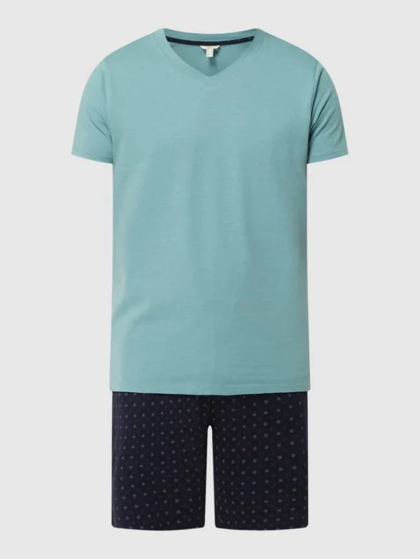 Besorgen ? Esprit Pyjama Aus Baumwolle – Marineblau ? 3