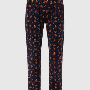 Blitzangebot ? Christian Berg Men Pyjama-Hose Mit Allover-Muster – Haselnuss Braun ? 9