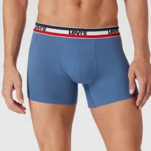 Blitzangebot ? Levi’s® Trunks Mit Elastischem Logo-Bund Im 2er-Pack Modell ‘BRIEF’ – Blau ? 10