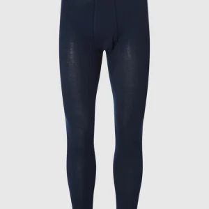 Schlussverkauf ? Schiesser Long Johns Aus Baumwolle – Dunkelblau ? 9