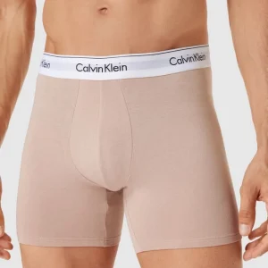 Aktion ? Calvin Klein Underwear Trunks Mit Logo-Bund Im 3er-Pack Modell ‘BOXER’ – Camel ? 10