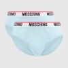 Rabatt ? Moschino Swim + Underwear Slip Mit Stretch-Anteil Im 2er-Pack – Hellblau ? 7