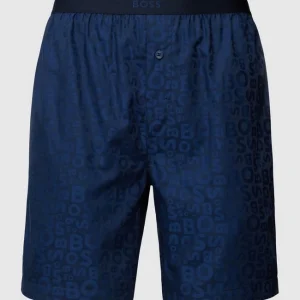 Beste Bewertungen von ? BOSS Pyjama-Shorts Mit Logo-Muster Modell ‘Urban Shorts’ – Marineblau ? 9